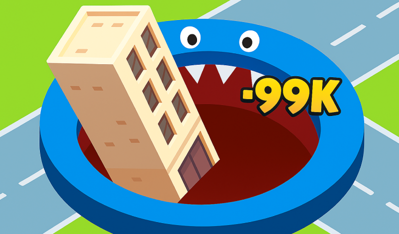 Obby: Be a Hole game cover