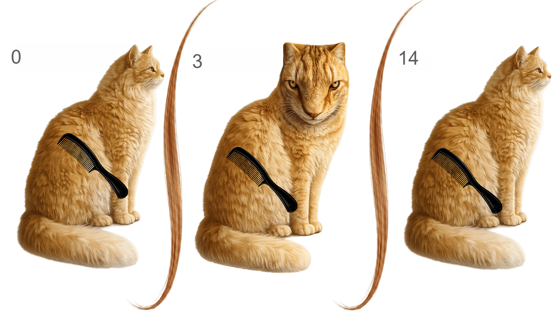 Comb the cat screenshot