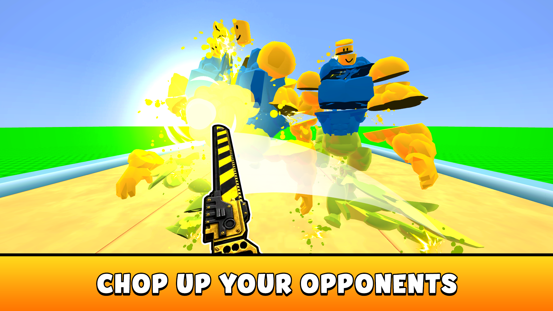 Obby Sword! Cut Enemies at Blocks Arena! screenshot