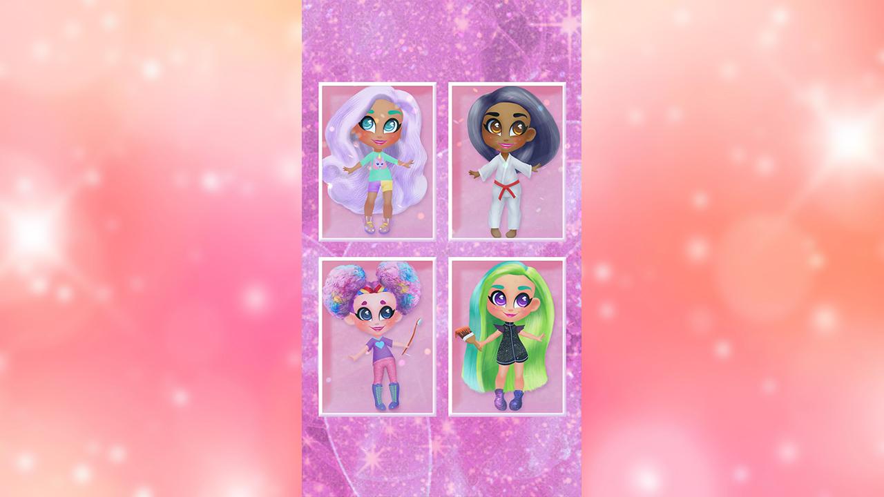 Candy Hair Doll Dress up screenshot