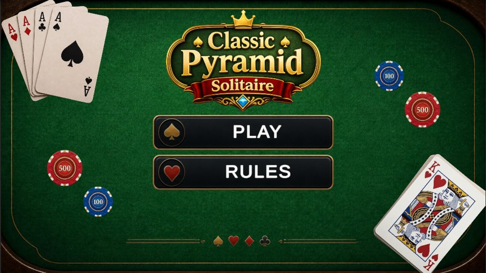 Classic Pyramid Solitaire — screenshot 3