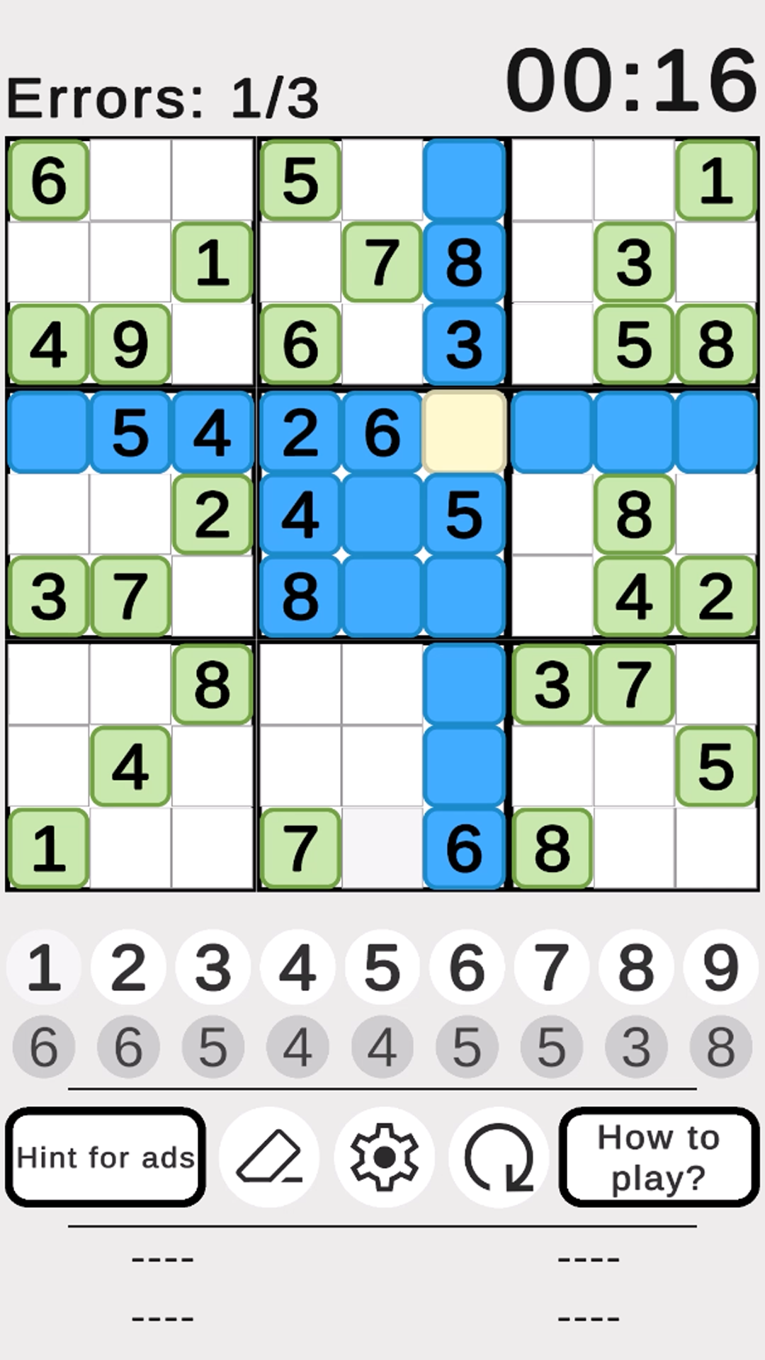 Sudoku classic (9) screenshot 4