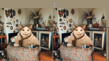 Кот Бу! Найди 10 отличий