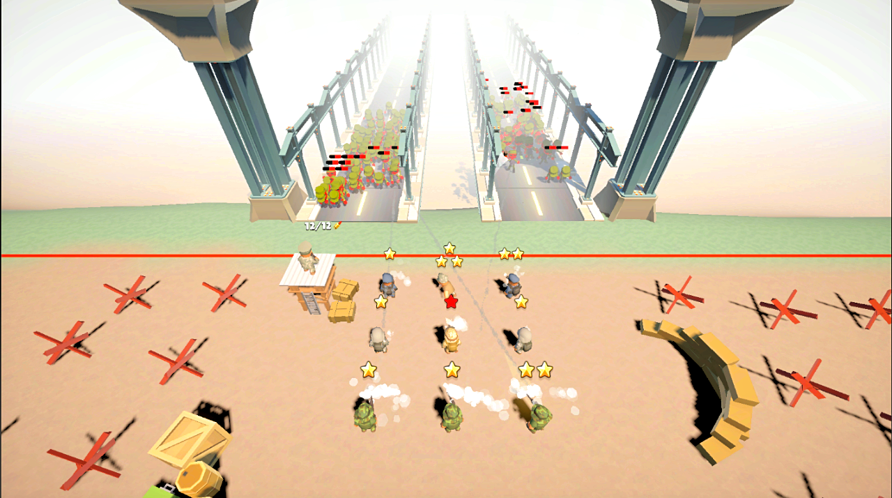 Битва Айдл - Армия против Человечков — screenshot 1