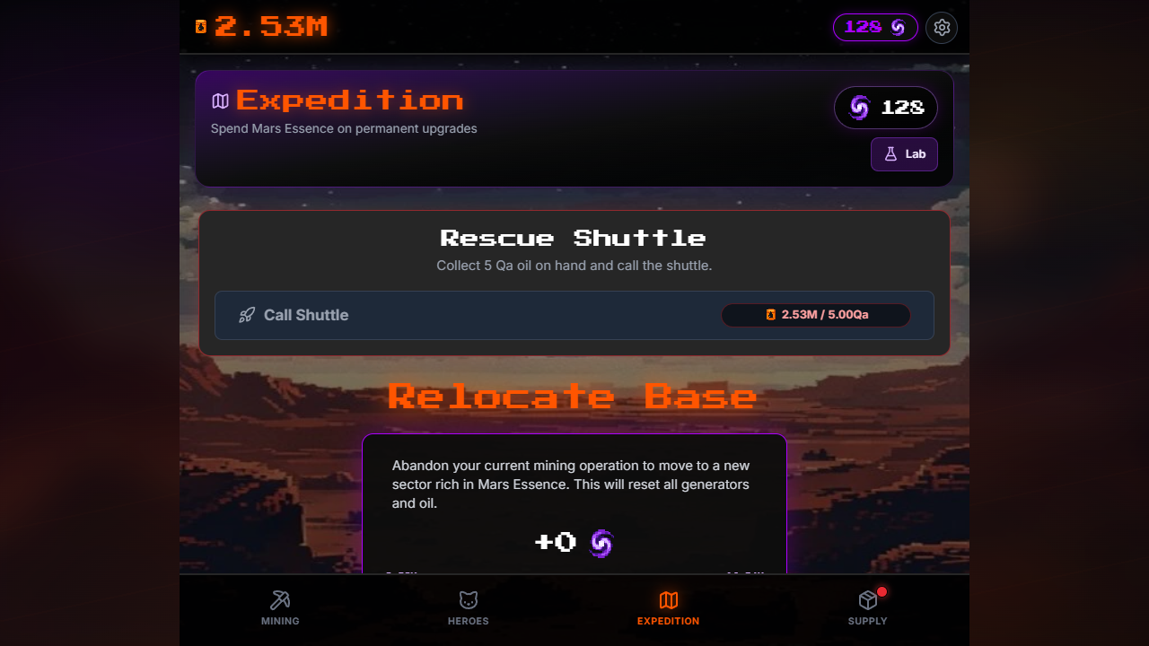 Mars Cat Miner — screenshot 3