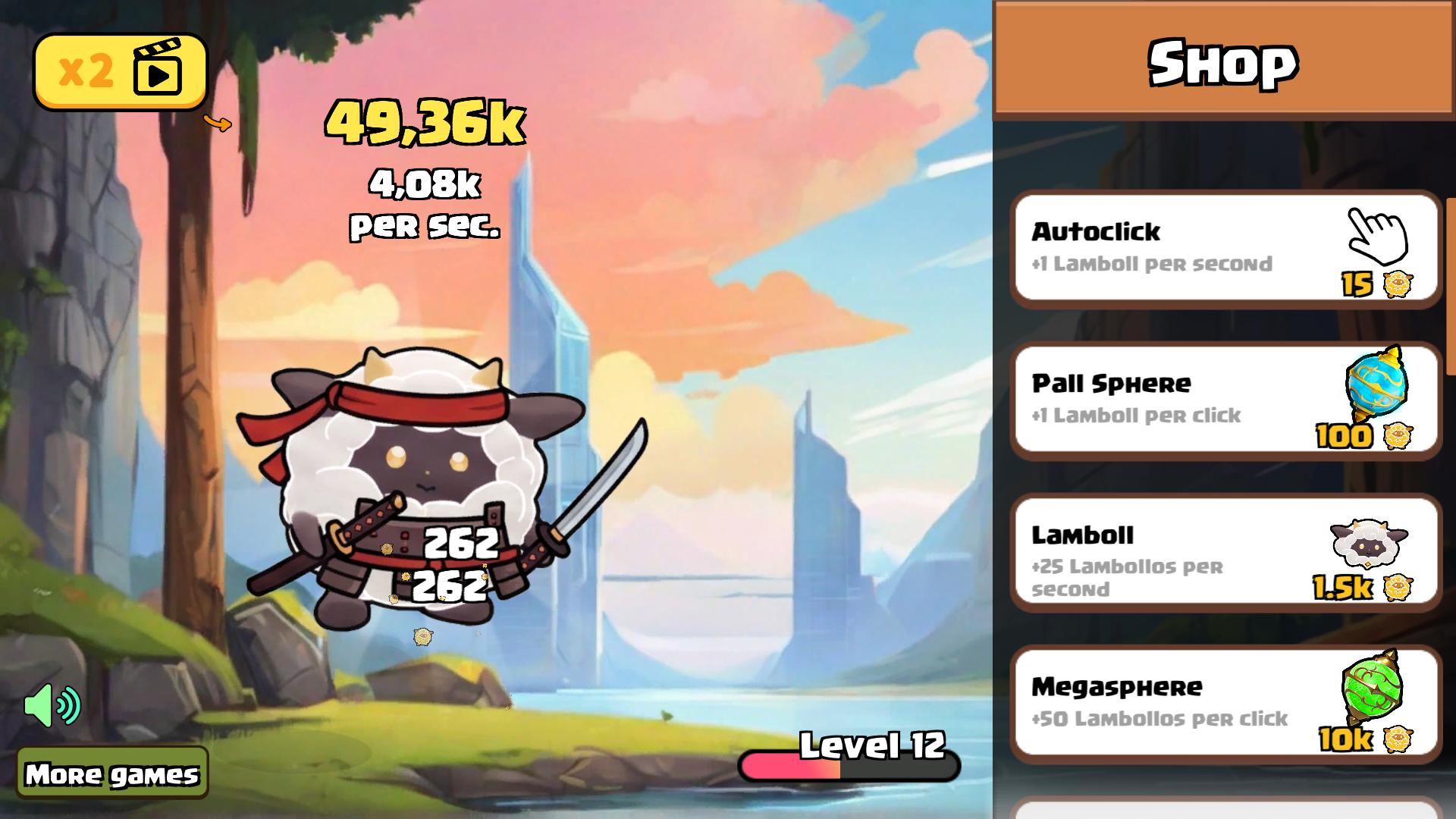 Upgrade Lamball to the Max Level by Clicking — screenshot 1