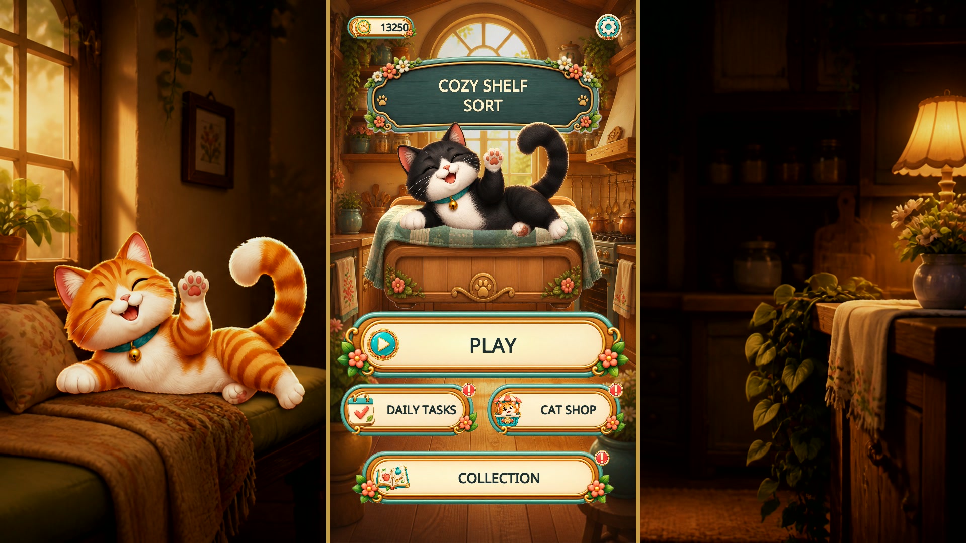 Cozy Shelf Sort — screenshot 1