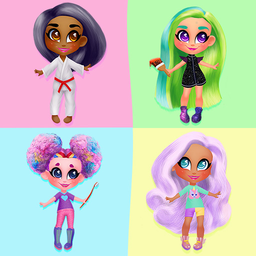 Candy Hair Doll Dress up icon