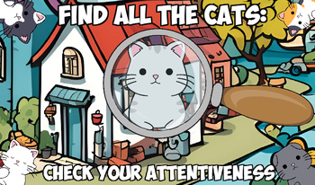 Find all the cats: check your attentiveness