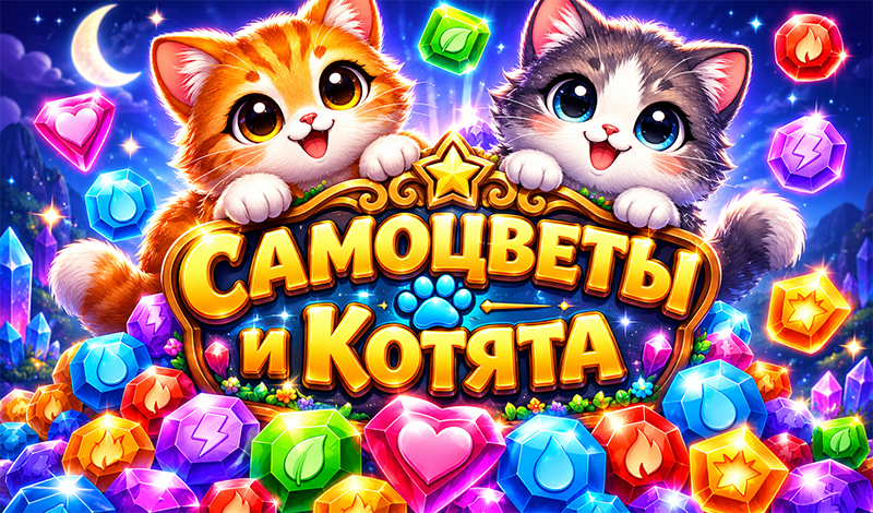 Самоцветы и Котята game cover