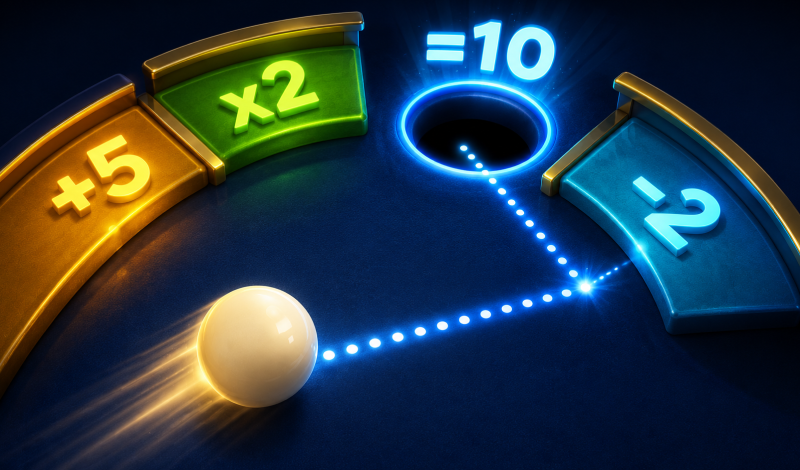 Sum Billiards: Ball Puzzle game cover