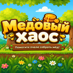 Медовый хаос. Помогите пчеле собрать мёд!