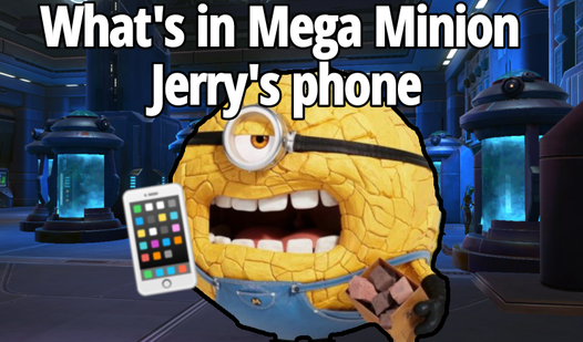 What's in Jerry Mega Minion Phone