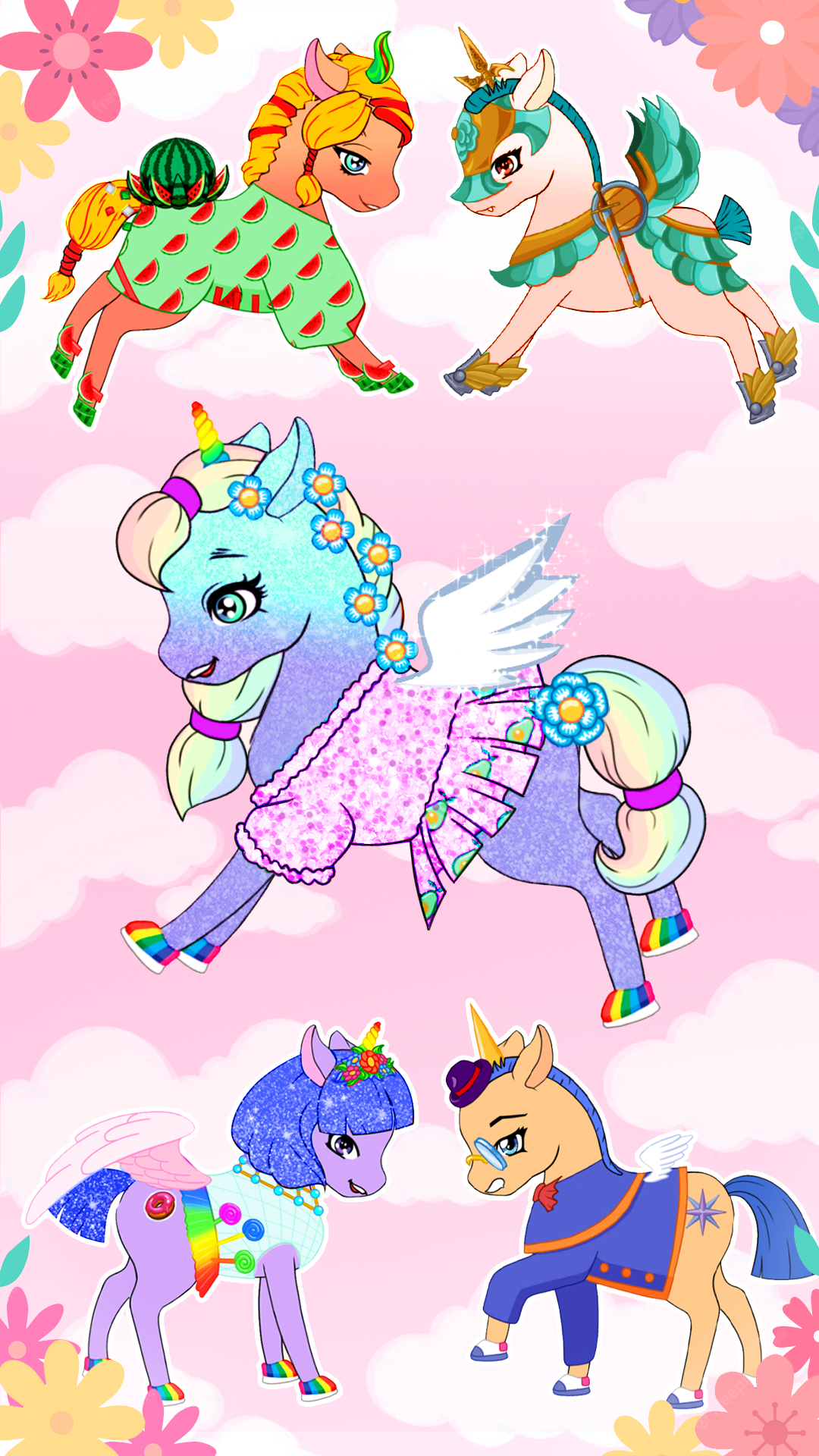 Chibi Unicorn Dress Up screenshot 11