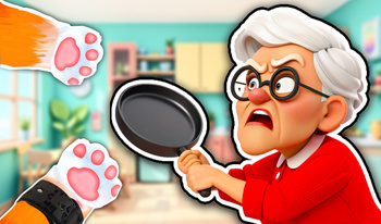 Cat vs Granny! Ragdoll sandbox