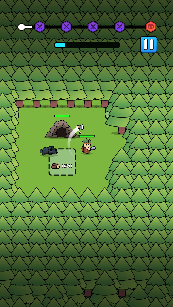 Forest Survivor: Build & Defend screenshot 6