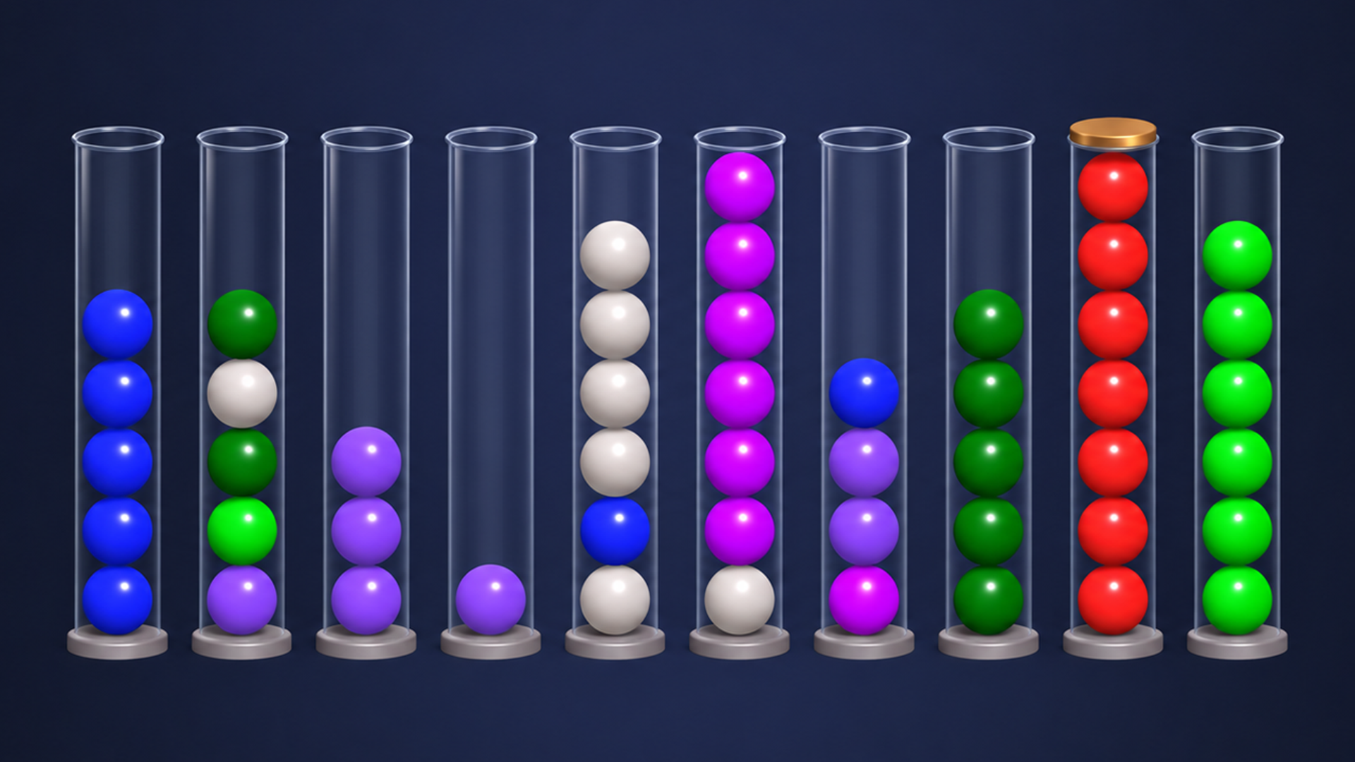 Ball Sort Puzzle: Color Tubes — screenshot 3