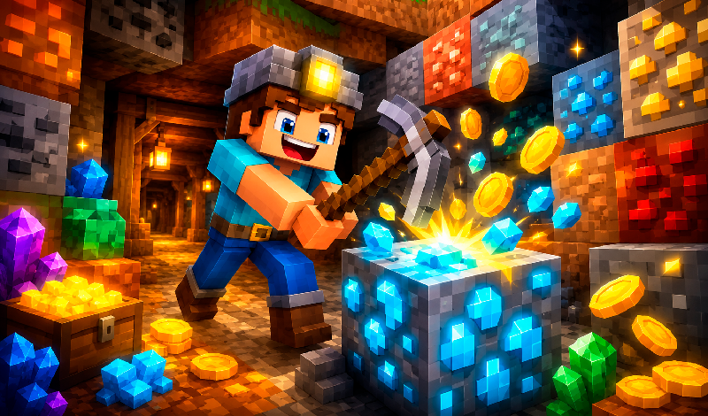 Rich Miner: From Dirt to Diamonds game cover