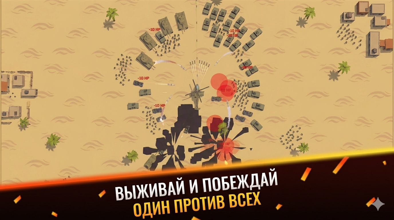 Вертолётный штурм: Выживание — screenshot 2