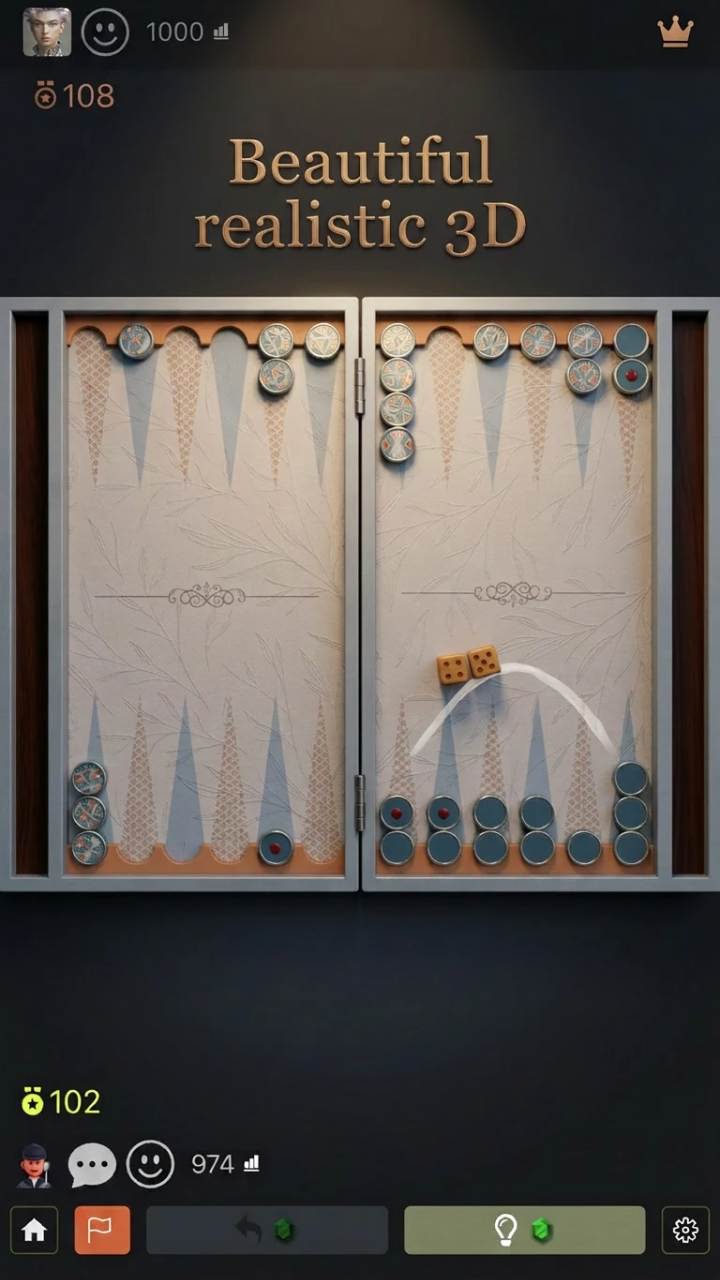 Backgammon Online 3D screenshot 7