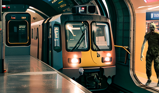 Zombie Hunt: Metro Simulator 3D