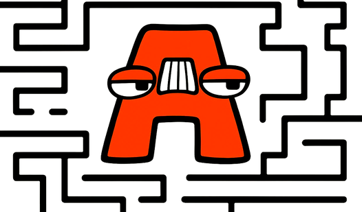 Alphabet Lore: Maze Escape game