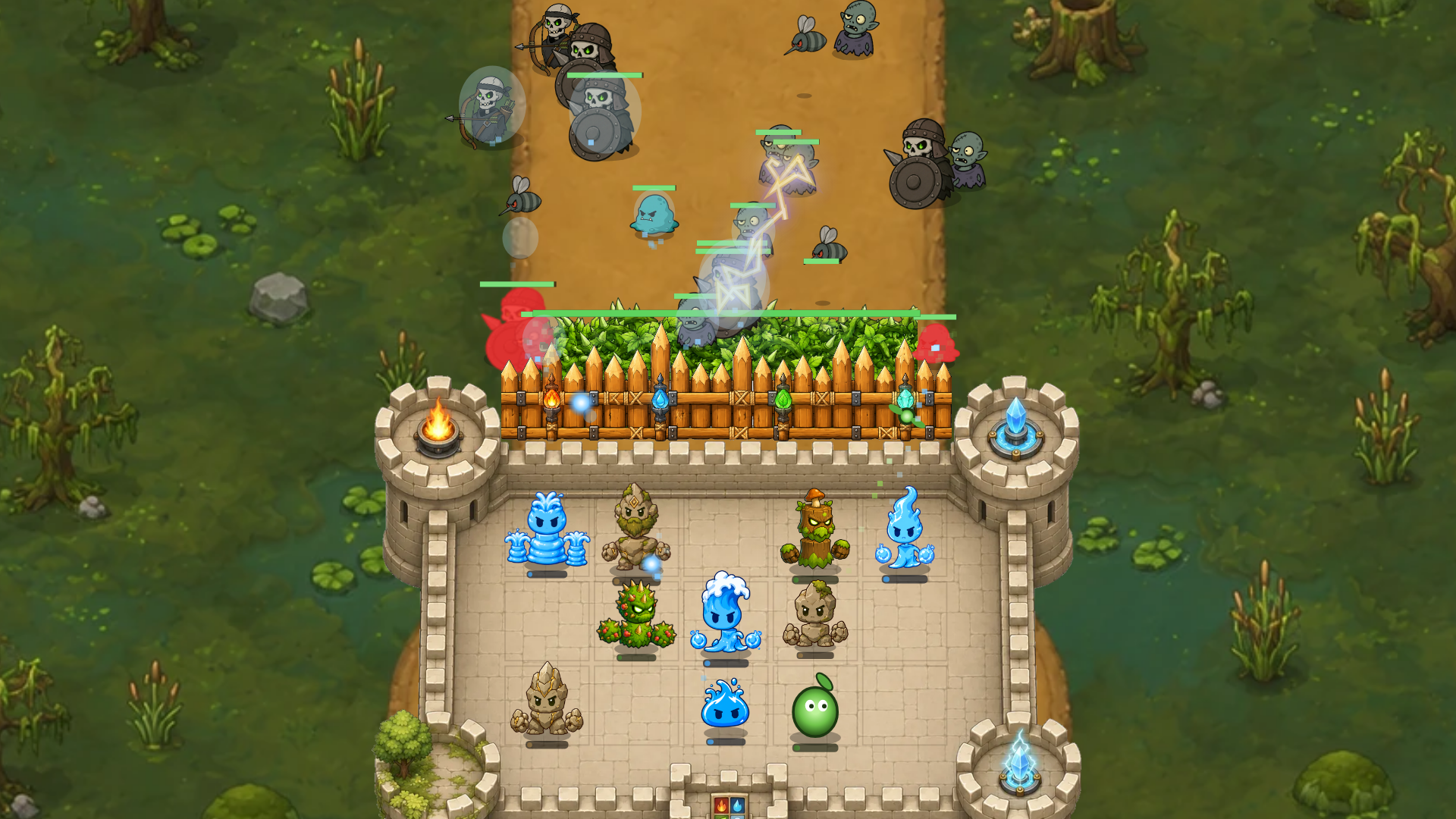 Merge Elementals: Castle Defense screenshot