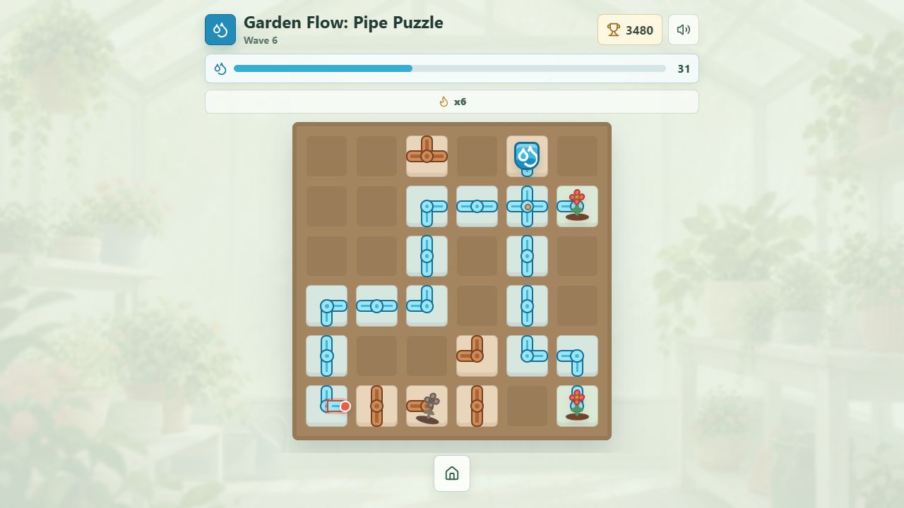 Garden Flow: Pipe Puzzle screenshot