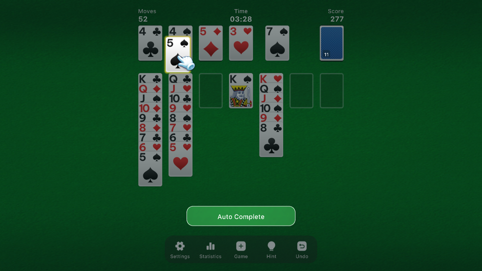 Solitaire Classic Klondike screenshot