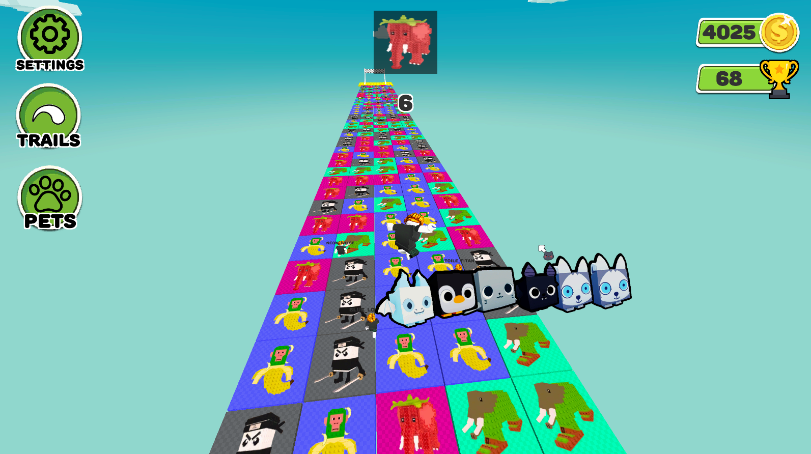Falling Tiles Brainrot Challenge — screenshot 1