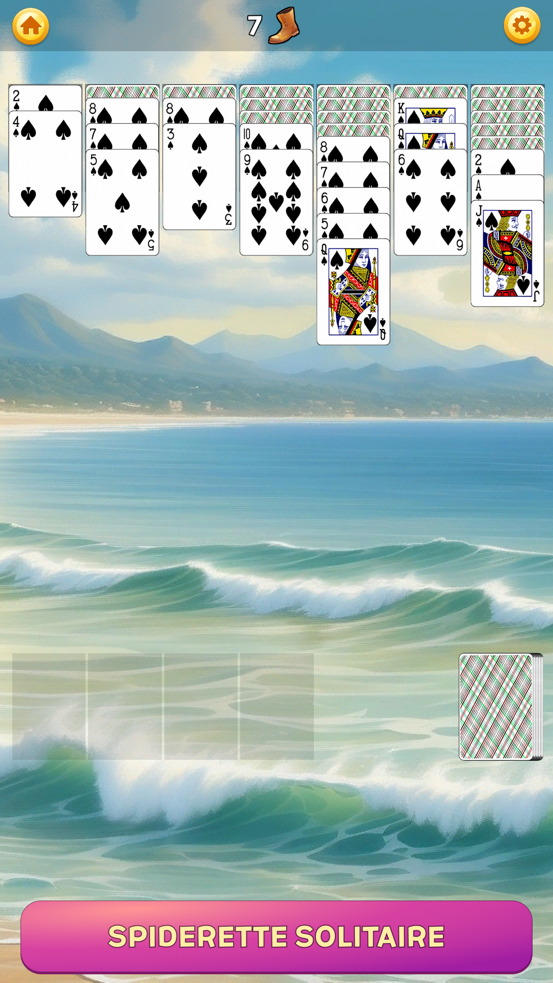 Spider and Spiderette solitaire screenshot 10