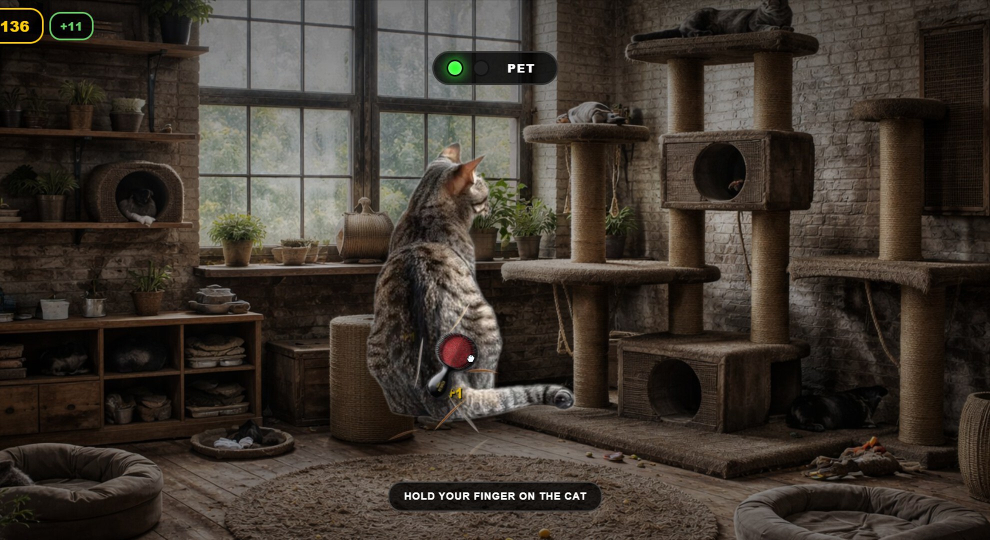 You won't be able to pet this cat... (horror) — screenshot 2