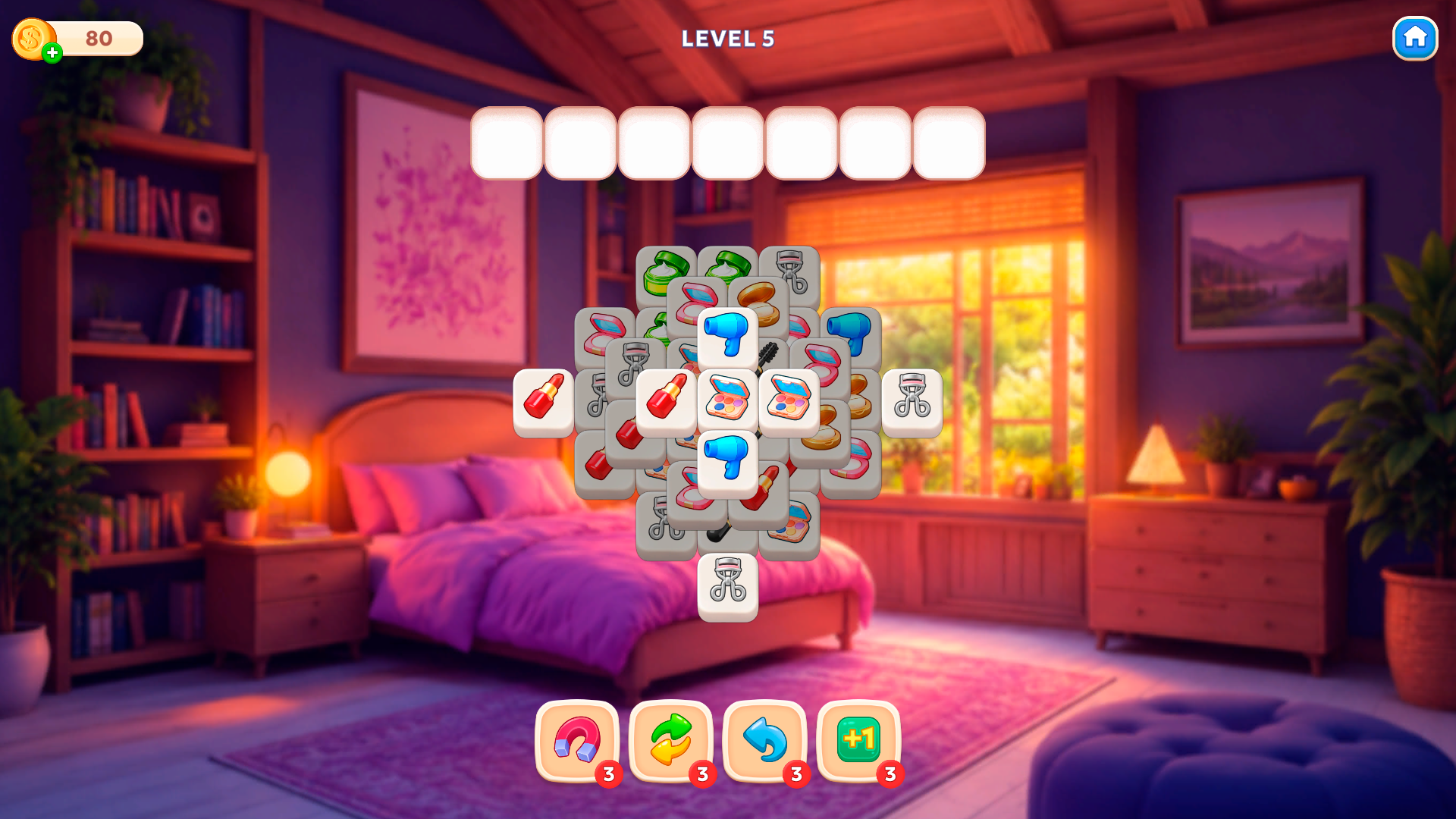 Match Tiles: Magic Makeover — screenshot 1