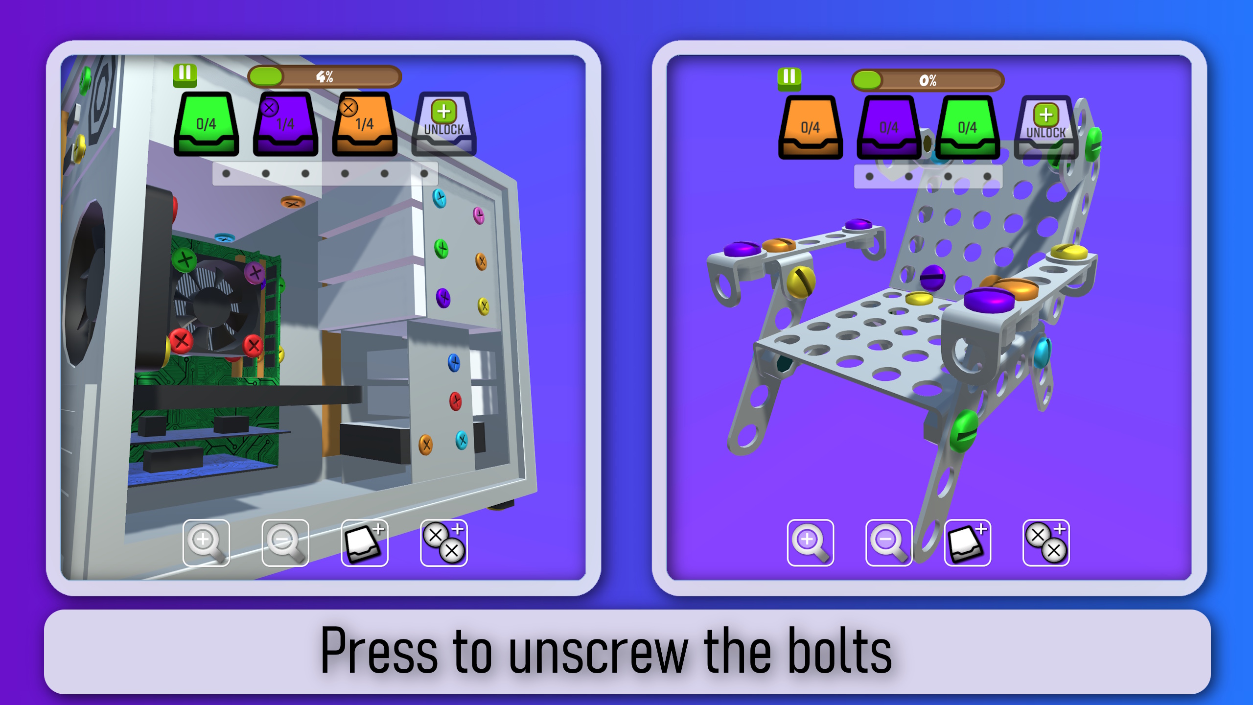 Screw Crew 3D: Unscrew the Bolts! — screenshot 2