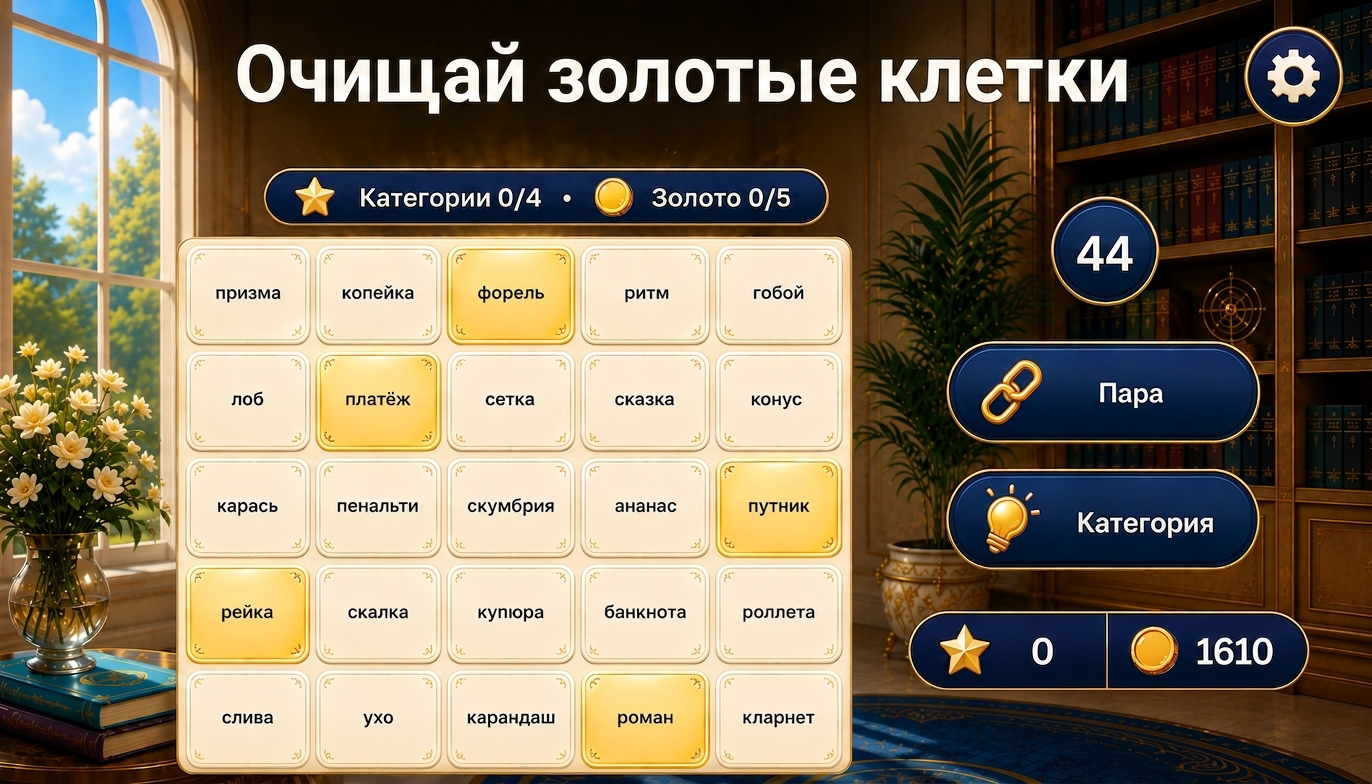 Слова: Найди связь — screenshot 3