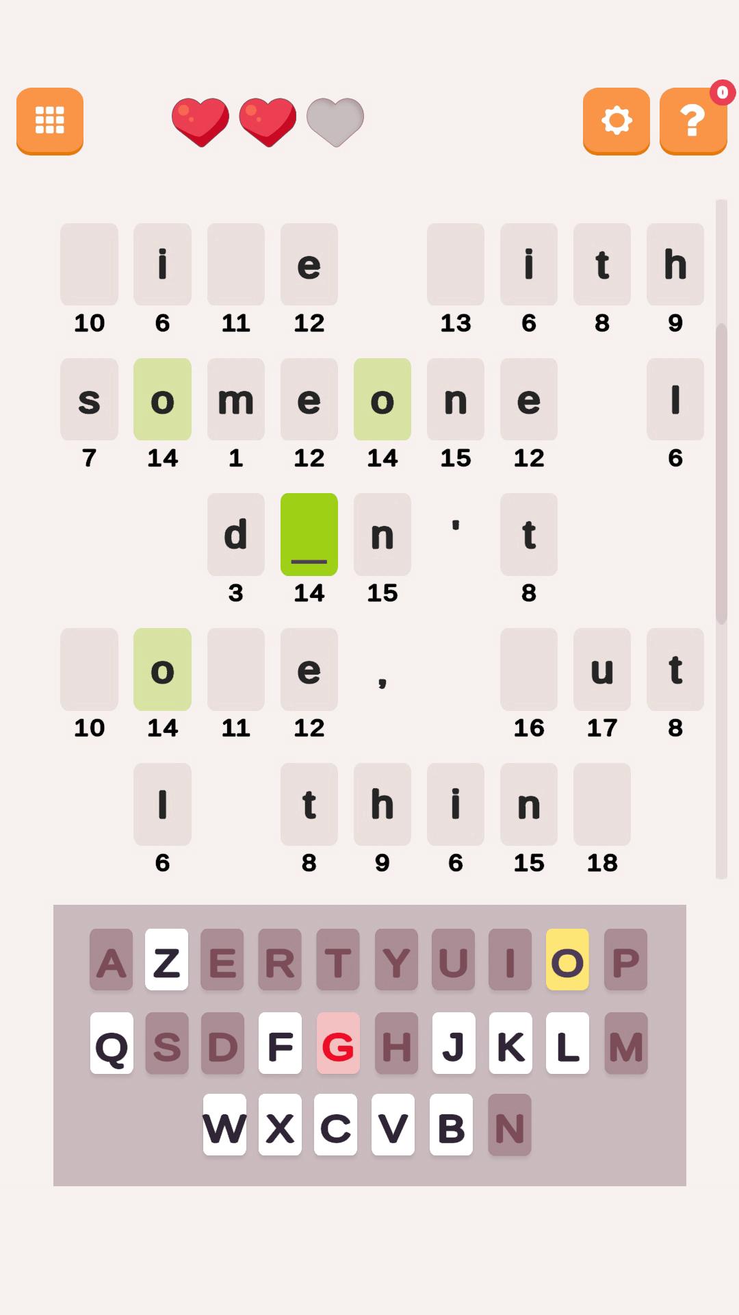 Cryptogram: unveil the phrase (by GMD): Play Online For Free On Playhop