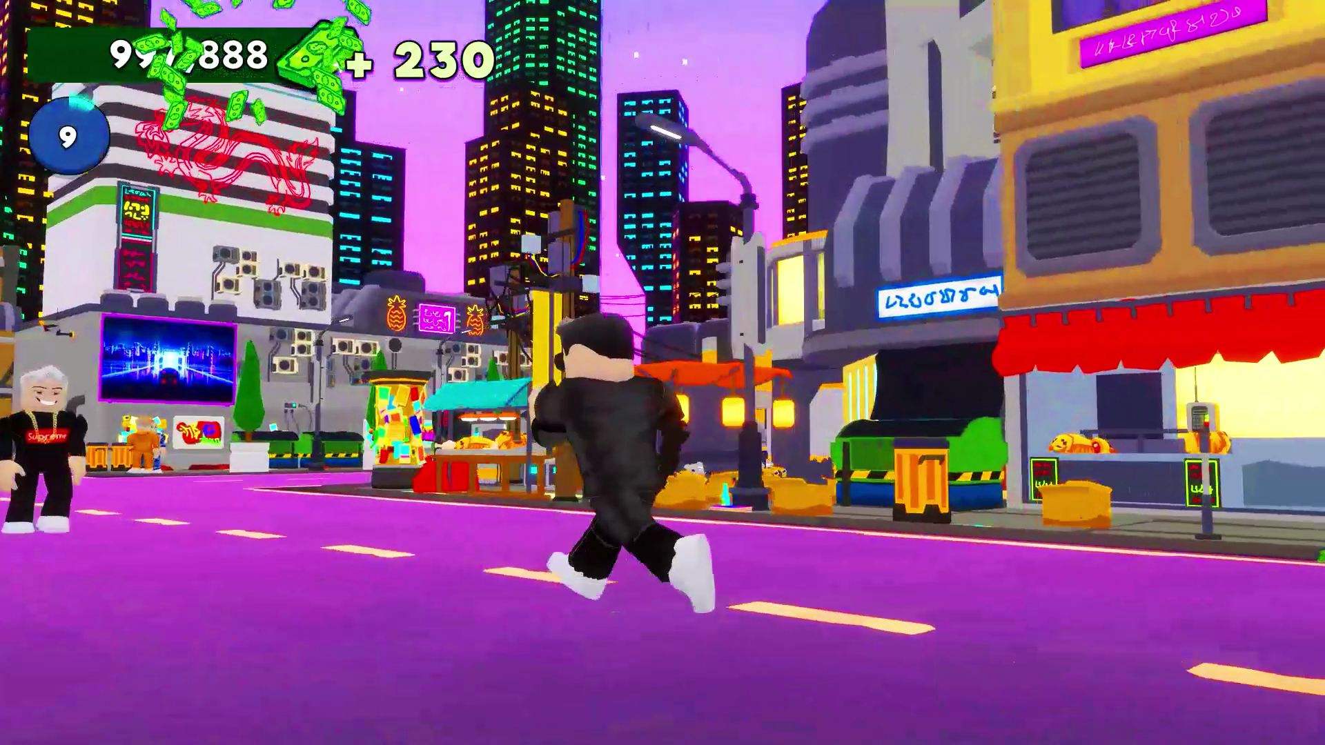 Build a Cyberpunk City with Robby at Robux screenshot