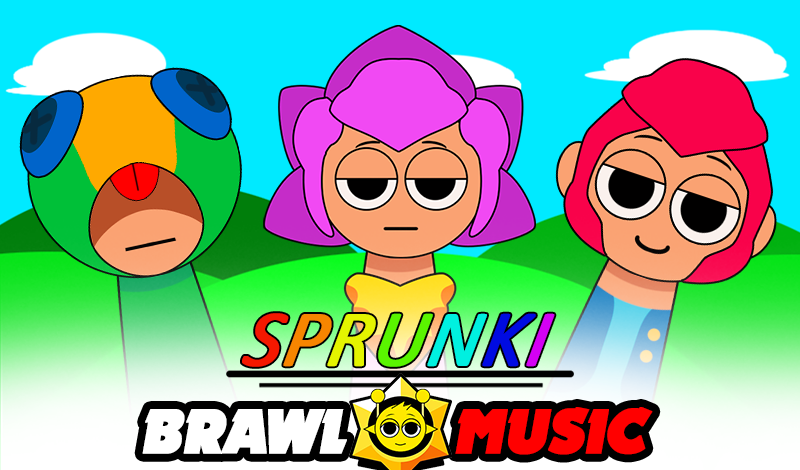 Sprunki Brawl Music game cover