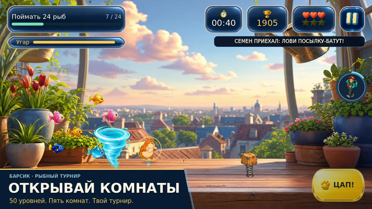 Барсик: Рыбный турнир — screenshot 9