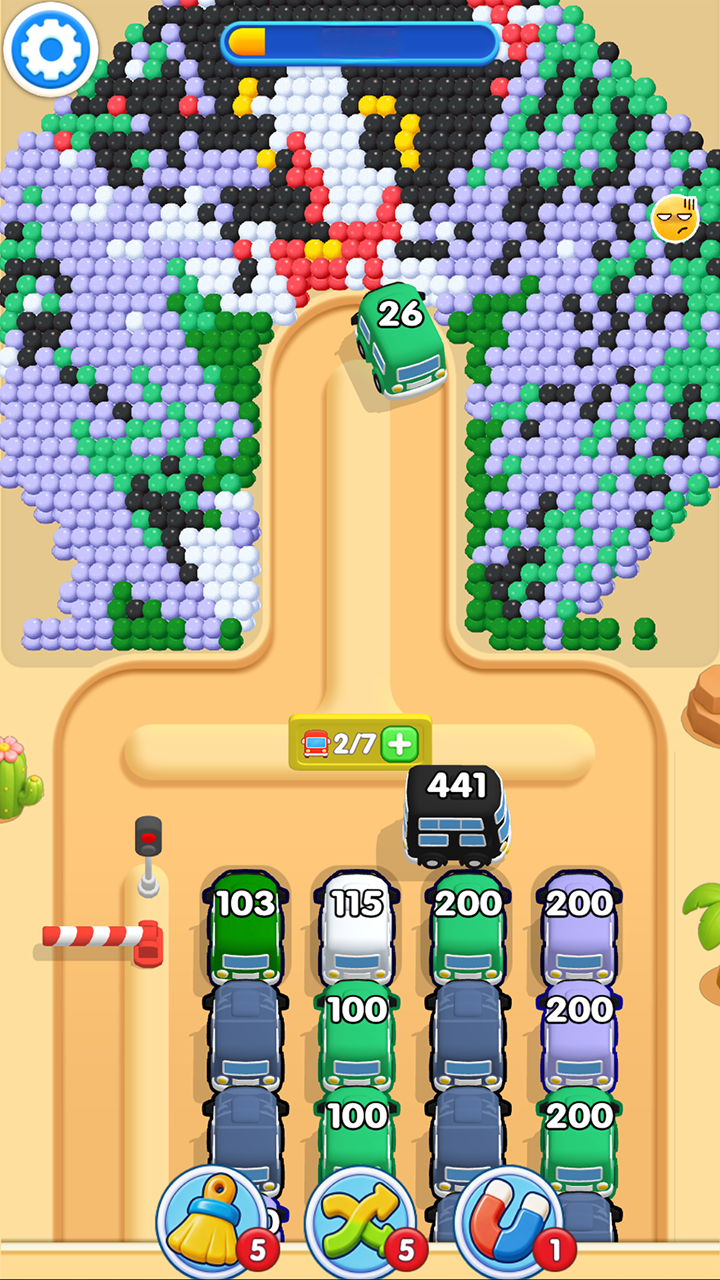 Bus Traffic: Color Jam screenshot 3