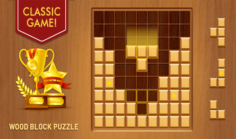 Wood Block Puzzle game cover