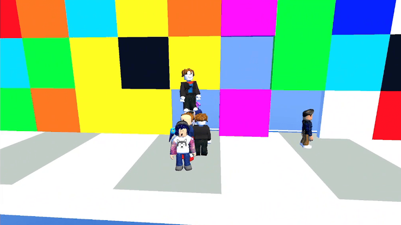 Pass through the colored wall! screenshot