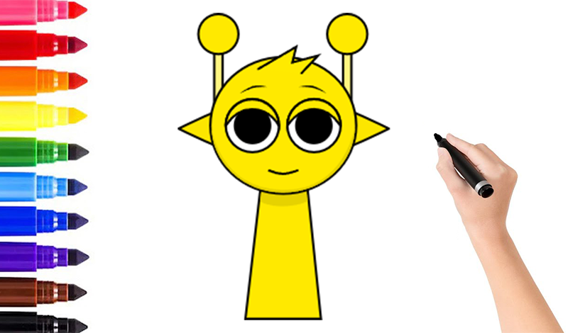 Sprunki Coloring Phase 1 game cover