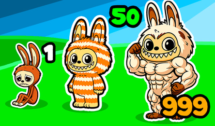 Train Labubu: Grow a Giant!