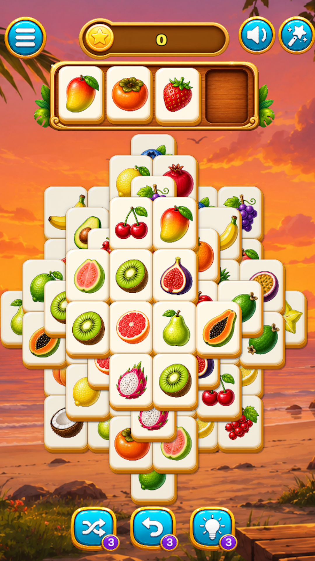 Mahjong: Fruity Mix screenshot 8
