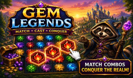 Gem Legends: match, cast, conquer