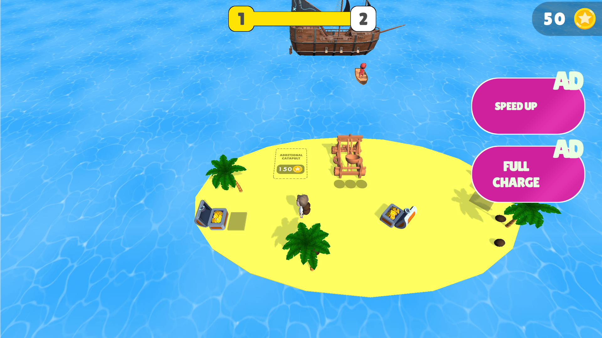 Pirate Siege: Coconut Catapult — screenshot 3