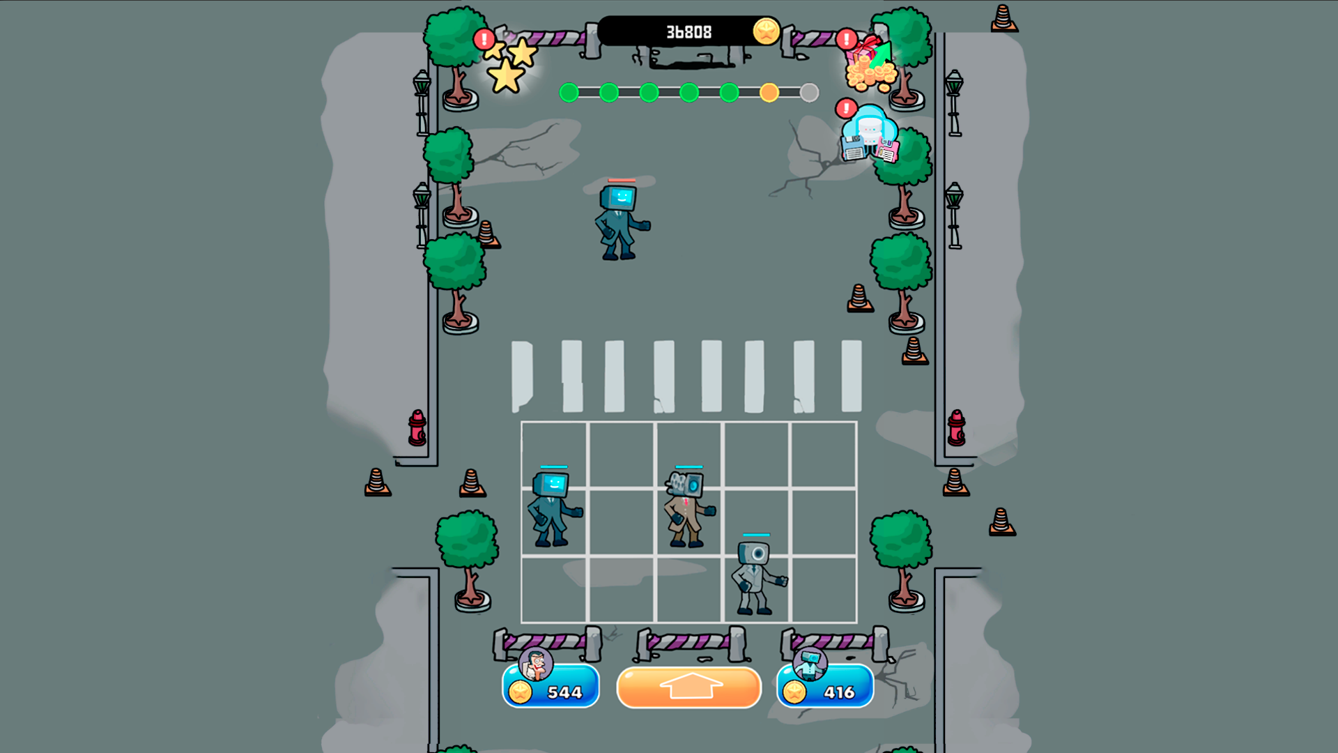 Merge War: Skibidi and Cameramens screenshot