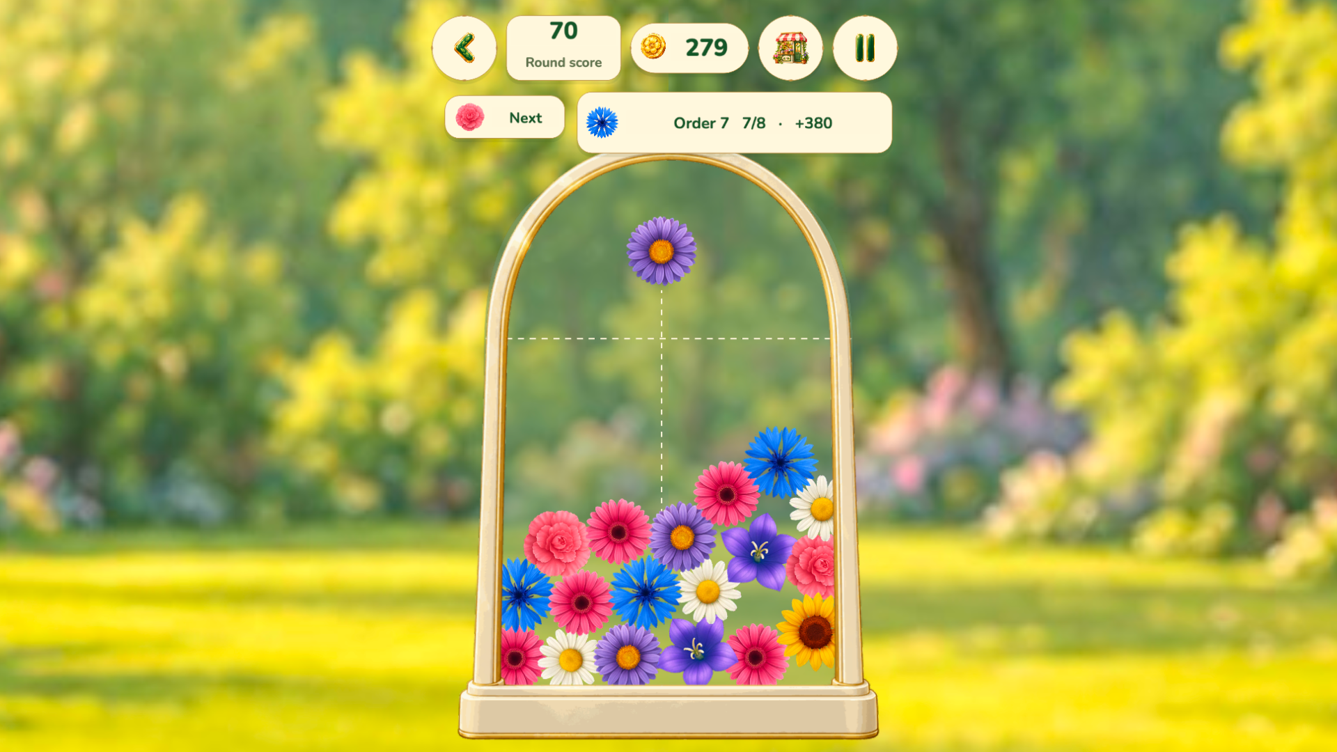 Combine flowers! 2048 bouquets — screenshot 2