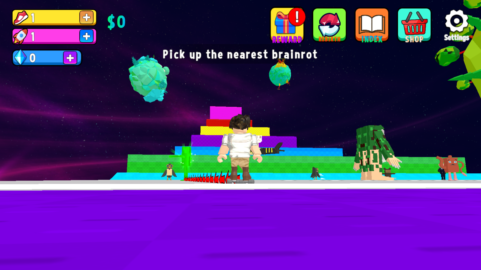 Escape on roller skates: Brainrots — screenshot 4